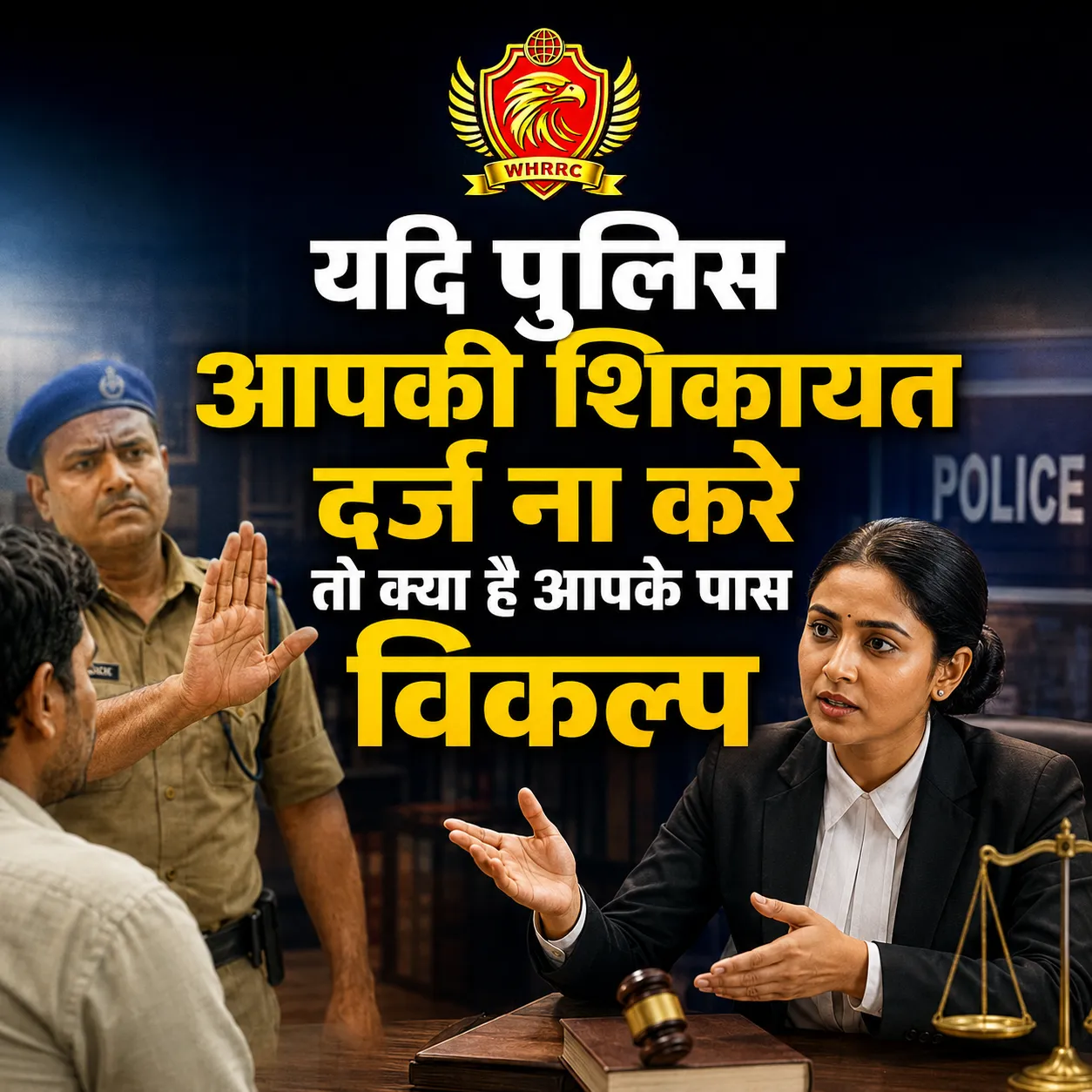 यदि पुलिस आपकी शिकायत दर्ज ना करे तो क्या है आपके पास विकल्प? (What Are Your Options If the Police Refuse to Register Your Complaint?)